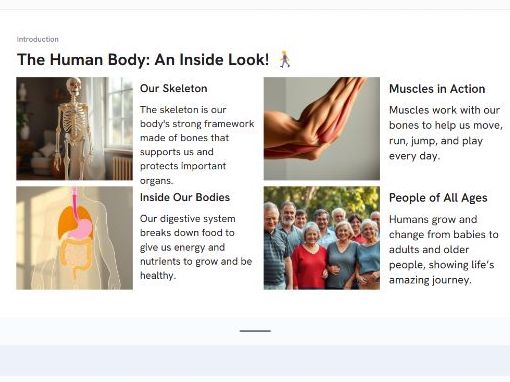 The Human Body: An Inside Look! - Assembly/Lesson - Powerpoint