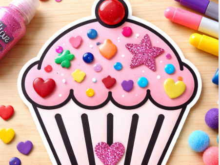 Cupcake Decorating Craft | Cut and Stick Activity | EYFS & KS1