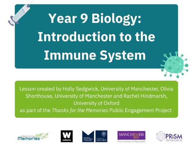Introduction to the Immune System - Year 9 Biology