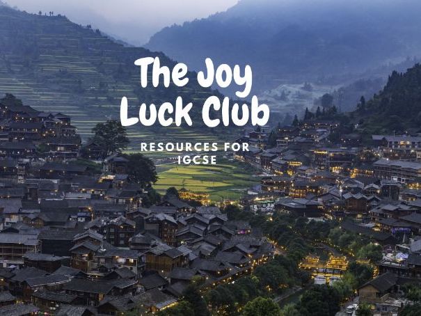 The Joy Luck Club - iGCSE Resources