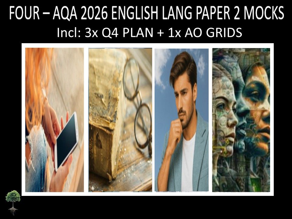 FOUR - AQA PAPER 2 | 2026 FULL MOCKS | Q4 PLAN | AO GRIDS