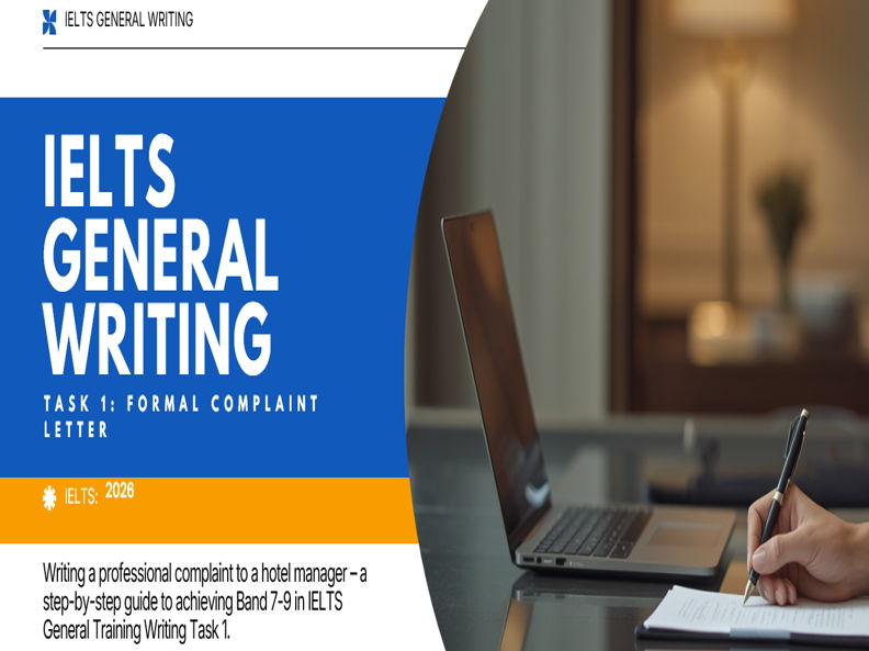 IELTS General Writing Task 1 PowerPoint Lesson