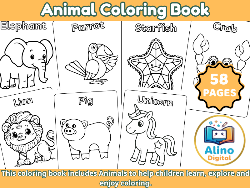 Animal Coloring Book for Kids