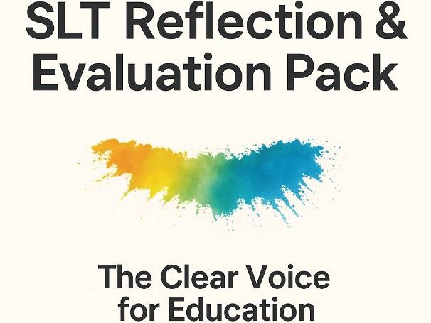 SLT Reflection & Evaluation Pack