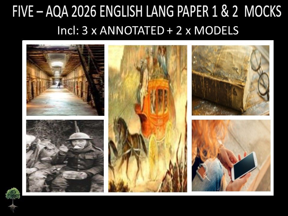 FIVE - AQA PAPER 1 & 2 | 2026 FULL MOCKS | ANNOTATED | MODELS