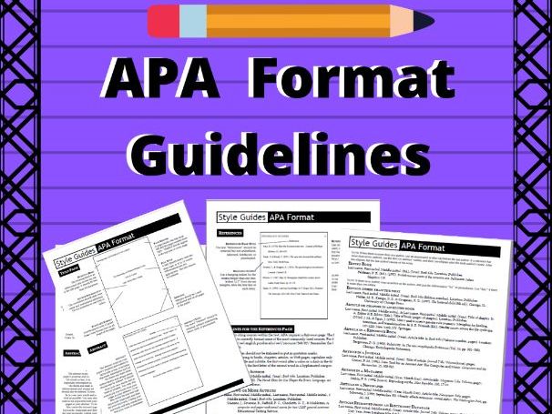 APA Format Guidelines for Research