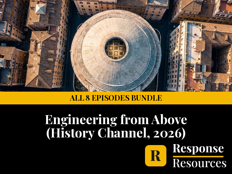 Engineering from Above All 8 Episodes Bundle Worksheets + Google Forms