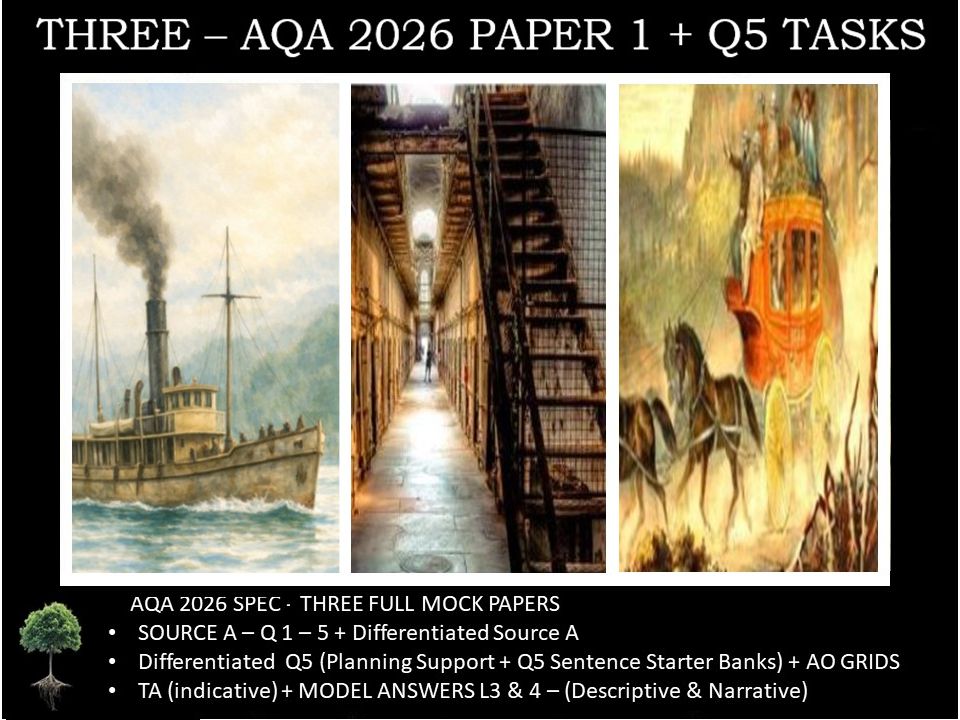 THREE - PAPER 1 | 2026 FULL MOCKS | Q5 TASKS