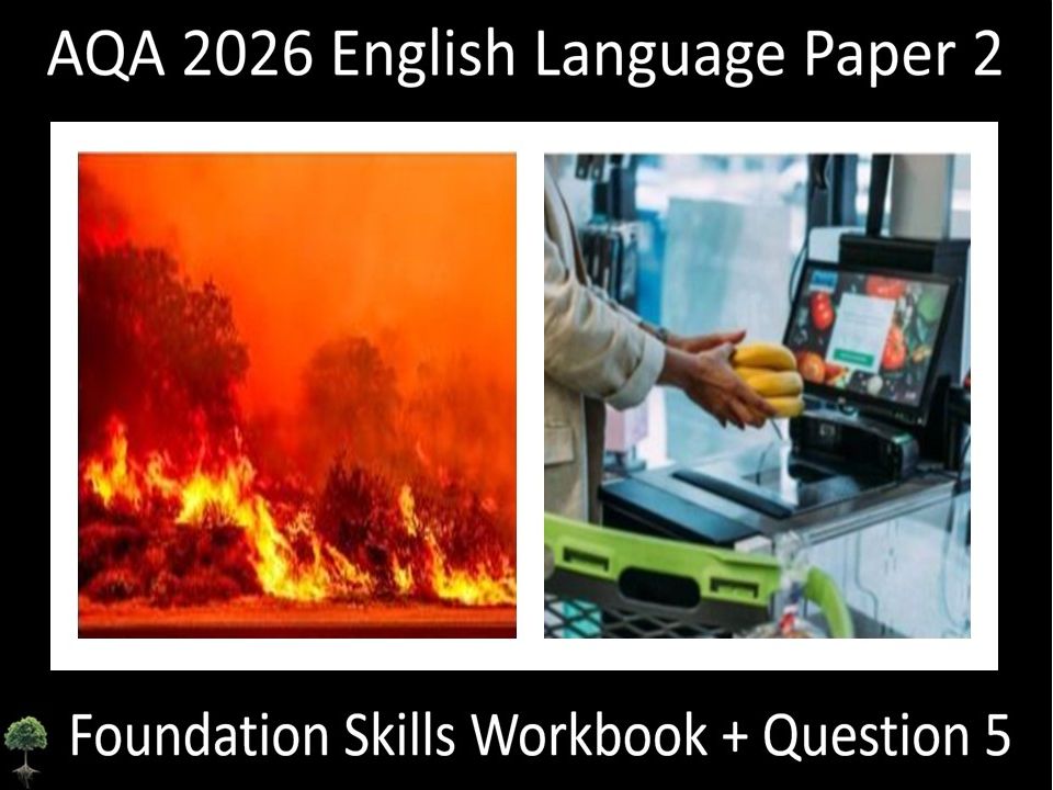 Enhanced AQA 2026 English Language Paper 2 Foundation Skills Workbook + Question 5