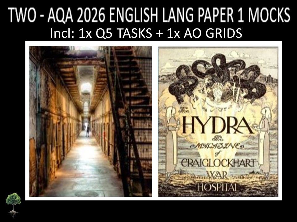 TWO - AQA PAPER 1 | 2026 FULL MOCKS | Q5 TASKS | AO GRIDS