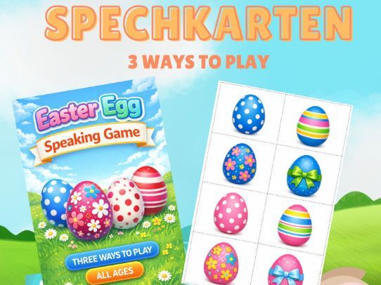German - Easter speaking cards for young children