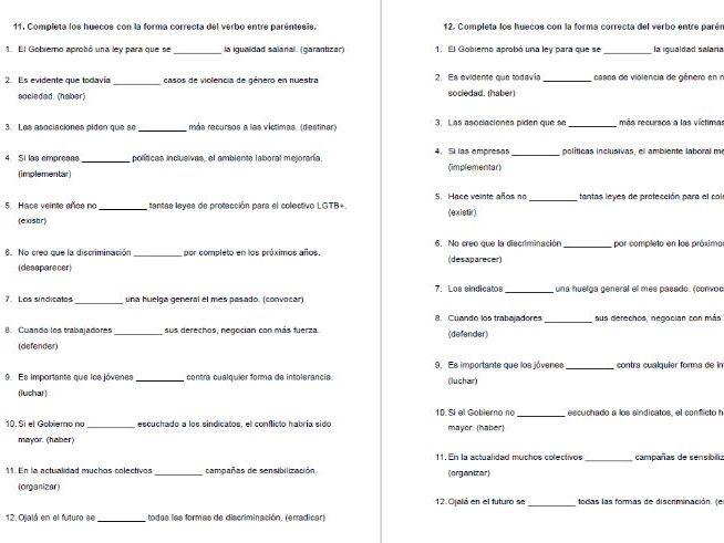 Spanish Alevel Verb Practice Booklet_1 (+ ANSWERS)