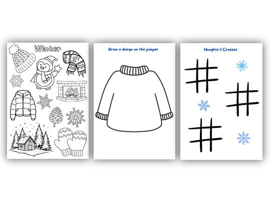 Winter Themed Activity Booklet