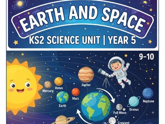 Earth and Space KS2 Science Unit | Year 5 Complete Revision Booklet, Worksheets & Answer Key