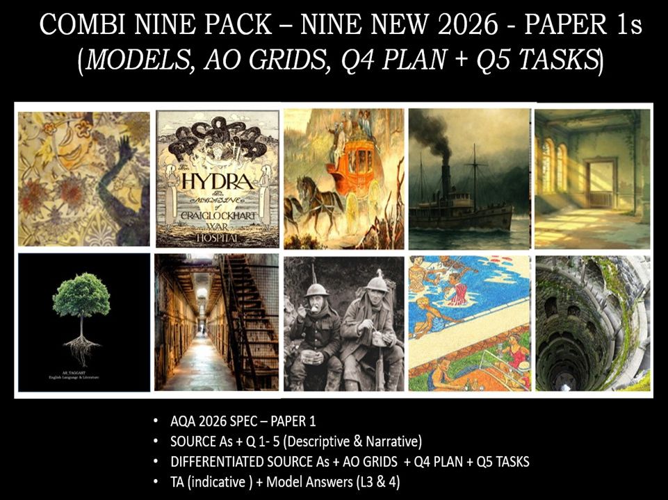 COMBI NINE PACK 9 | NEW PAPER 1s | 2026 FULL MOCKS | MODELS | Q 4 PLAN | Q5 TASKS | AO GRIDS
