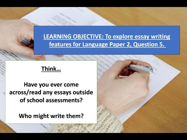 AQA English Language GCSE Paper 2 Q5 - Essay writing & Blog post practise PowerPoint and Resources.