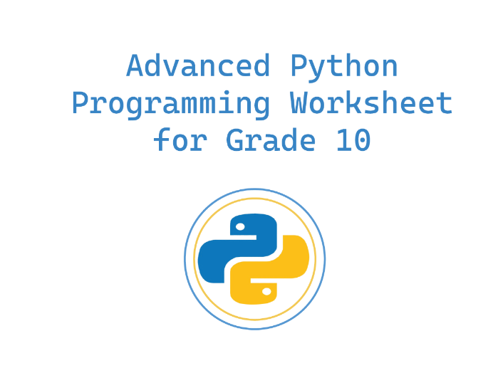 Python puzzles worksheet for Grade 10 | Teaching Resources