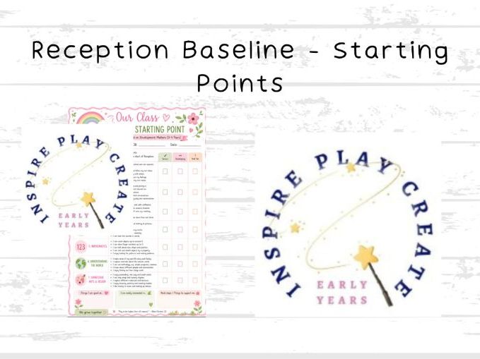 Reception Baseline  Starting Point Sheet