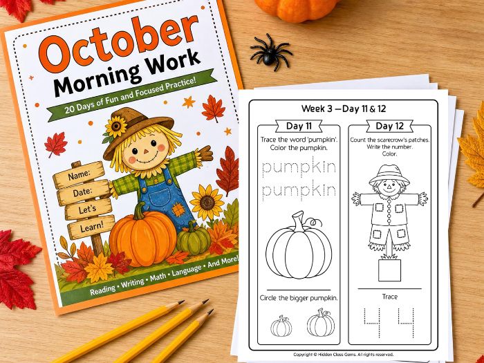 October Morning Work EYFS / KS1