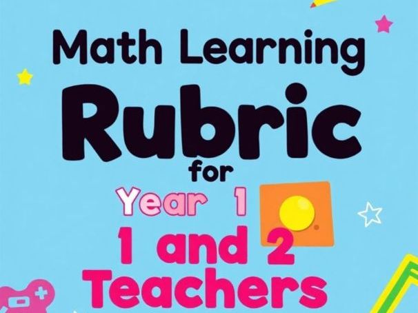 Year 1-2Math Curriculum Learning Rubric