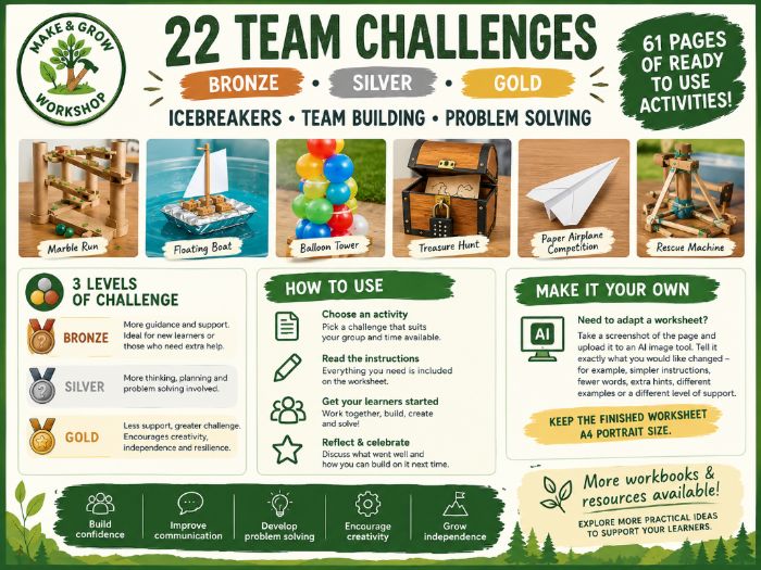 22 Team Building & Icebreaker Challenges | Bronze, Silver & Gold Activities