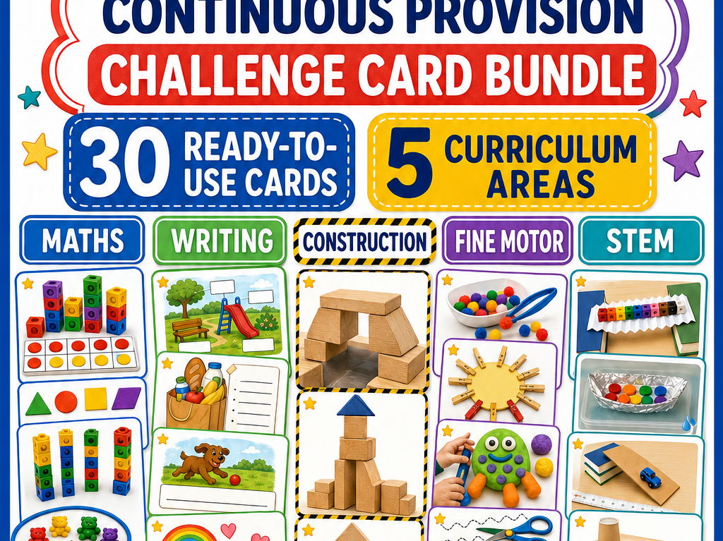Year 1 Continuous Provision Card Bundle