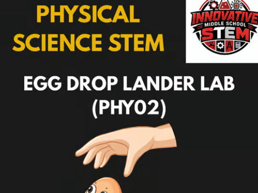 Egg Drop Lander Physics STEM Lab PHY02