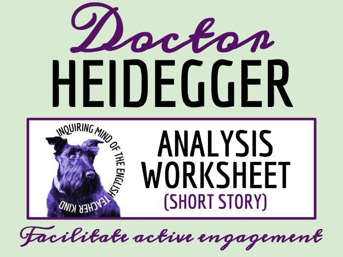 "Dr. Heidegger's Experiment" by Nathaniel Hawthorne Close Reading Analysis Worksheet