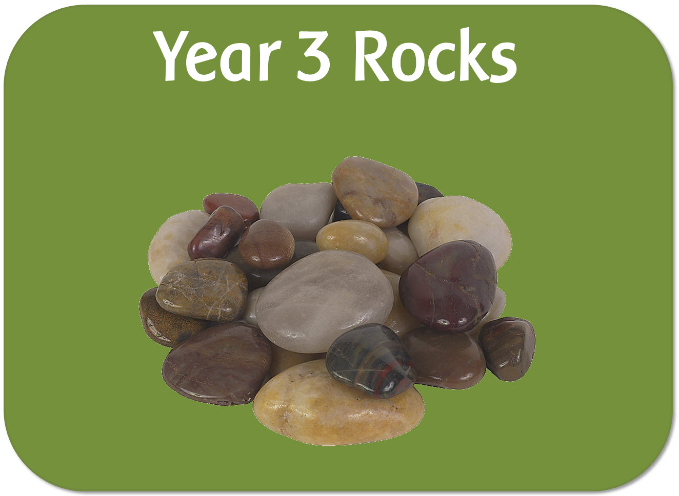 Year 3 Science - Rocks - powerpoint lessons, worksheets and display pack