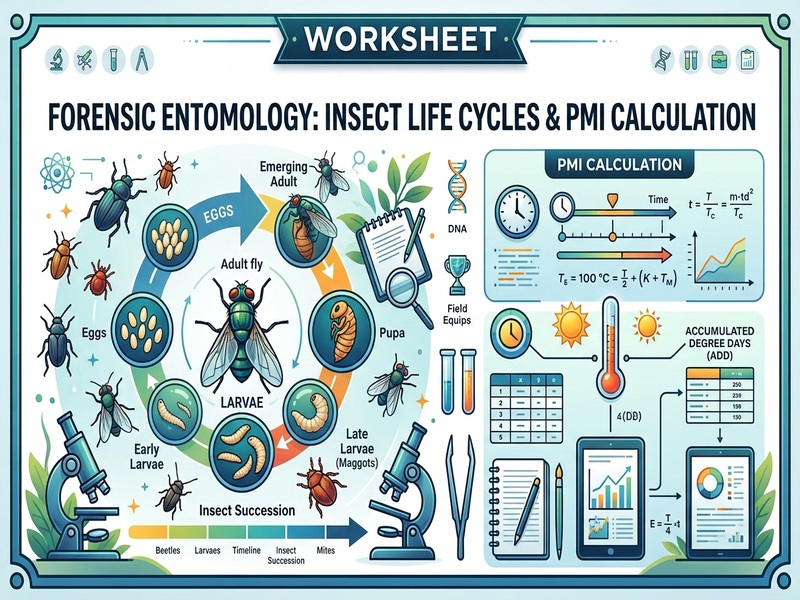 Forensic Entomology Insect Life Cycles & PMI Calculation