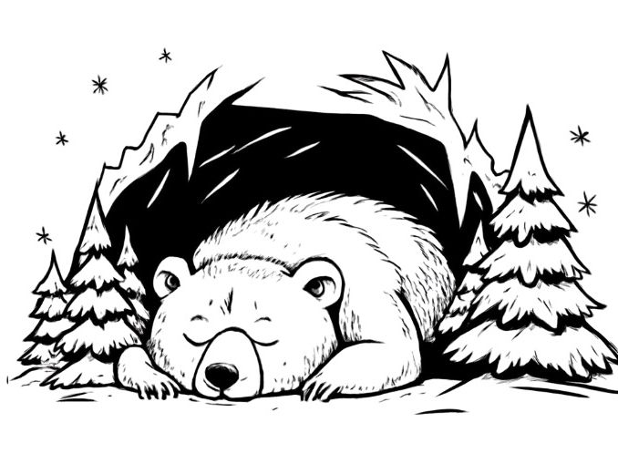 Winter Colour or Paint Sheets with Examples – 7 Designs