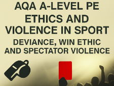 AQA A-Level PE | Ethics and Violence in Sport | Deviance, Win Ethic and Spectator Violence