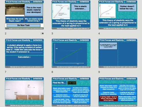 AQA Physics P10.8 – Forces & Elasticity (Updated 2025 | Editable Lessons, Worksheets & Answers + Fre