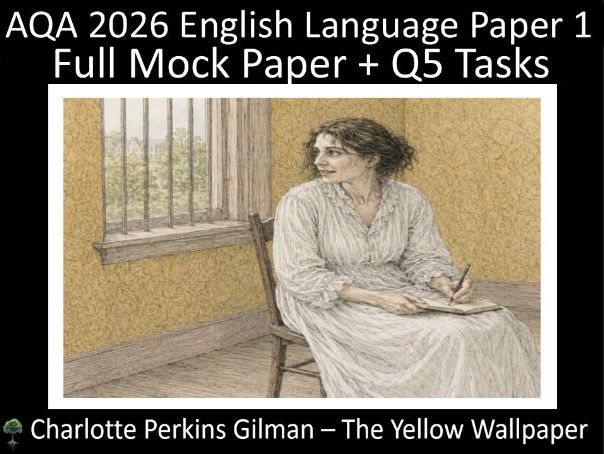 One AQA 2026 English Language Paper 1 Mock | Q5 TASKS-(Gil-i)