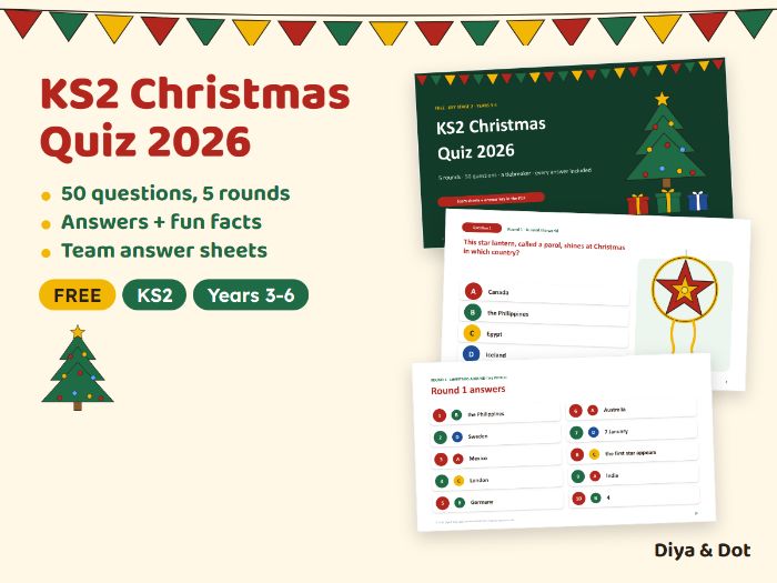 KS2 Christmas Quiz 2026 - 50 Questions