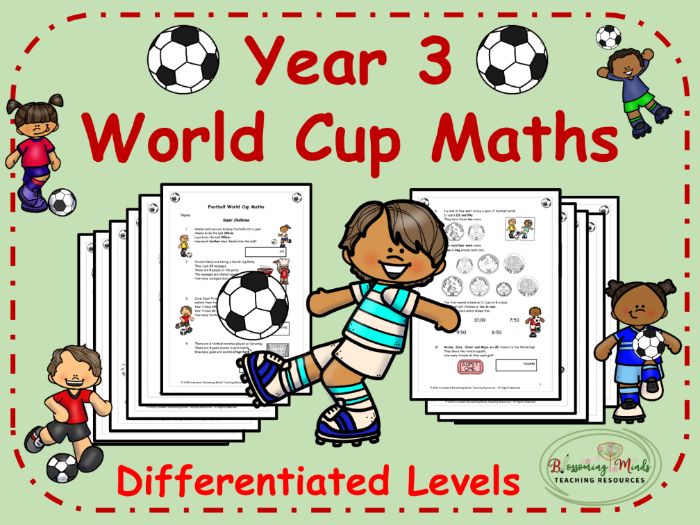 Year 3 Football World Cup 2026 Maths