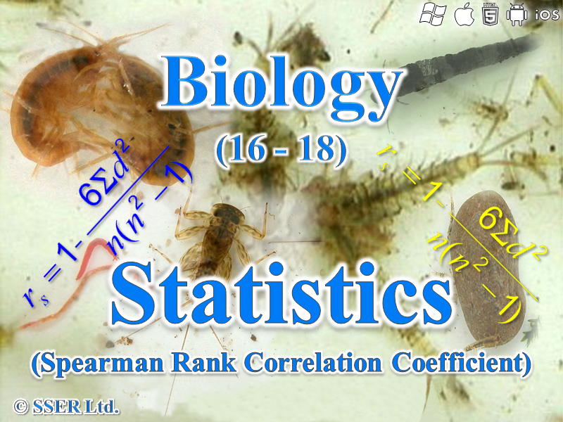 BioA_3.7.4 Statistics - River Fieldwork - Spearman Rank Test