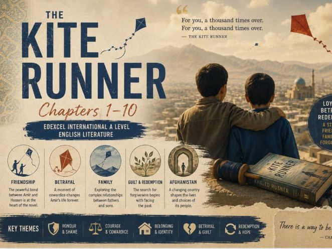 Edexcel International A Level Literature Unit 1 - The Kite Runner