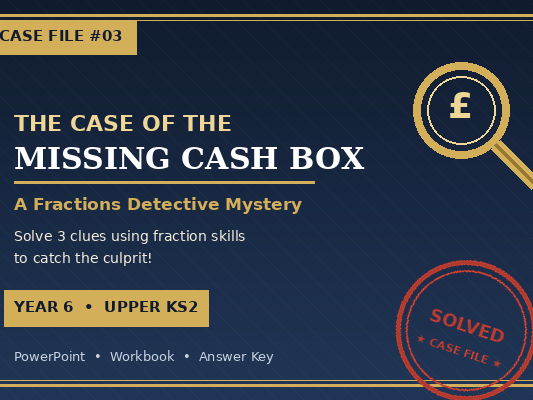 Fraction Detective: The Mystery of the Vanishing Bake Sale Box