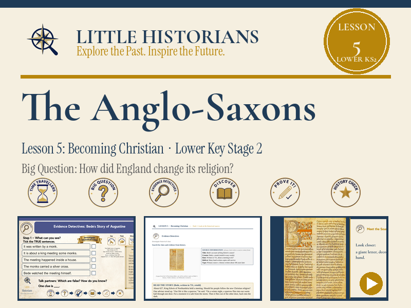 Anglo-Saxons Year 3/4 Lesson 5: Christianity