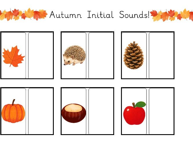 Autumn Initial Sounds