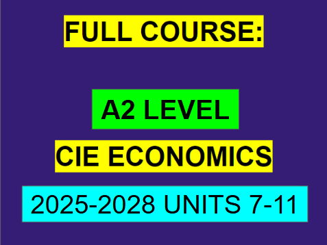 2026 - 2028 SYLLABUS FULL COURSE! CIE A2 Economics POWERPOINTS, ACTIVITIES AND ASSESSMENT