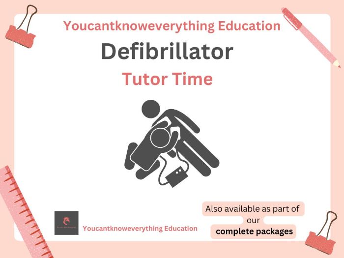 Defibrillators First Aid Tutor Time