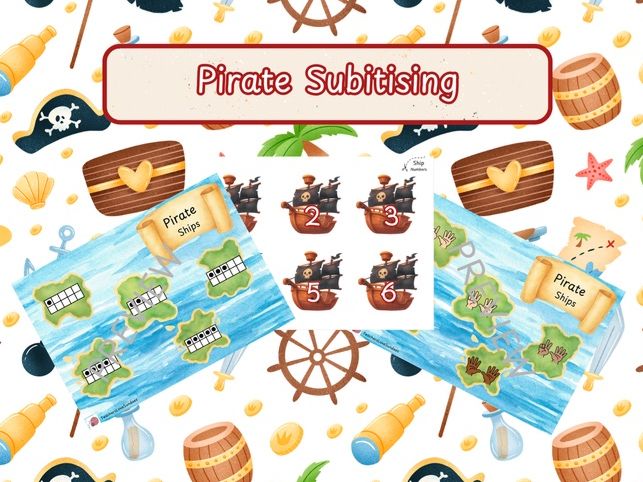 Pirate Subitising (1-10)