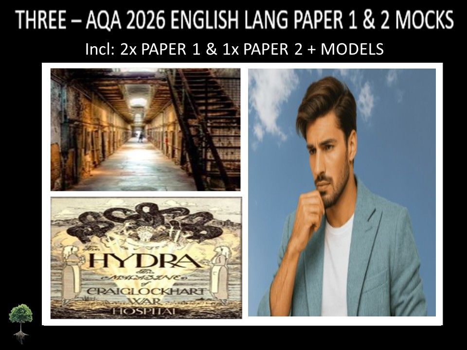 THREE - AQA PAPER 1 & 2 | 2026 FULL MOCKS | MODELS