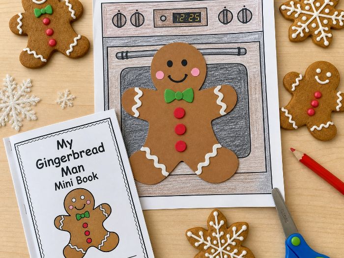 The Gingerbread Man Story Sequencing & Craft