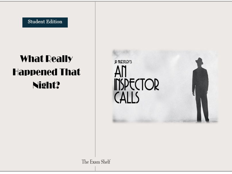 An Inspector Calls GCSE Study Guide – What Really Happened That Night? (Student Edition)