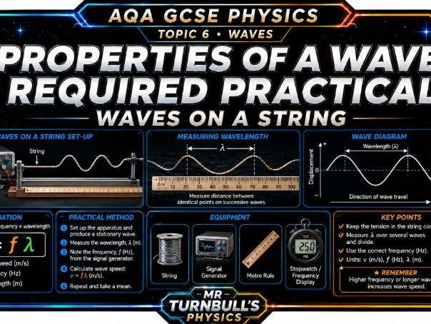 Waves on a String Required Practical (AQA GCSE Physics)