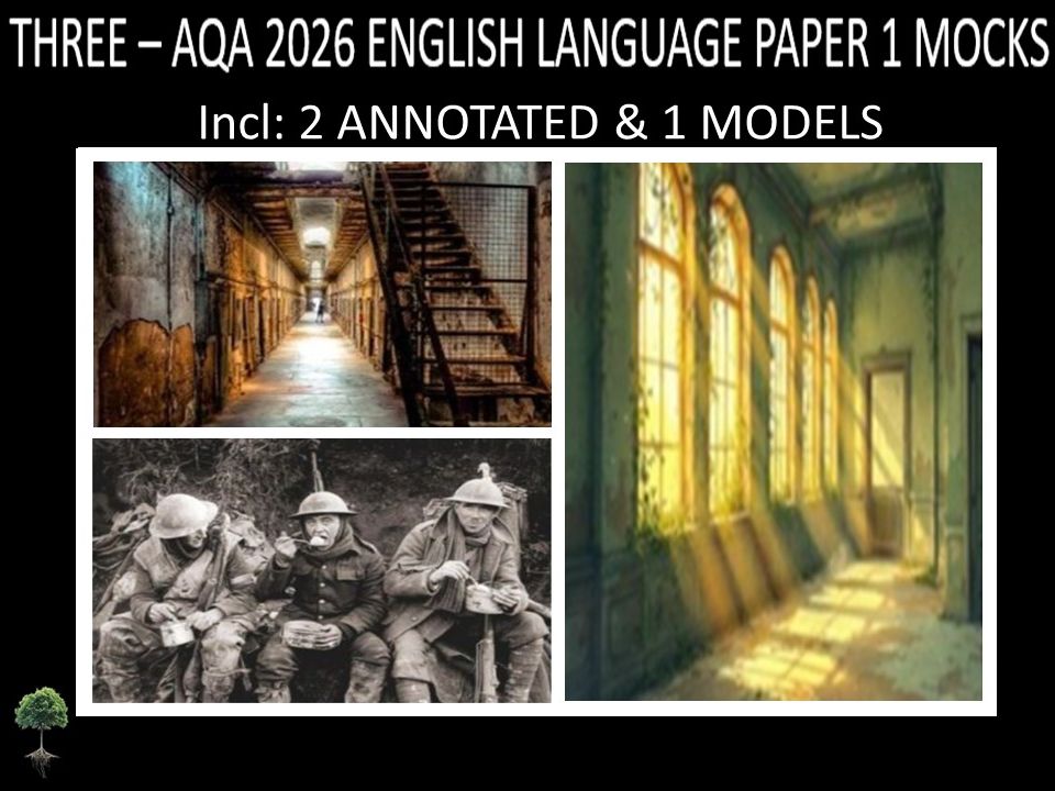 THREE - AQA PAPER 1 |2026 FULL MOCKS |ANNOTATED | MODELS
