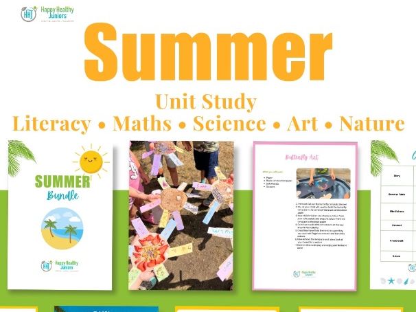 Summer Discoveries Unit Study Bundle | Cross-Curricular Activities | Ages 4–11